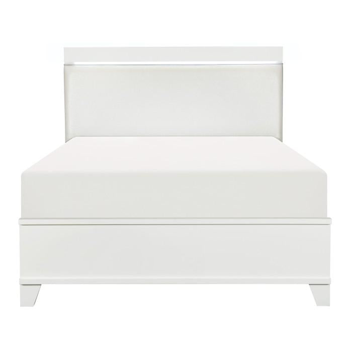 Kerren Full Platform Bed in White 1678WF-1* image