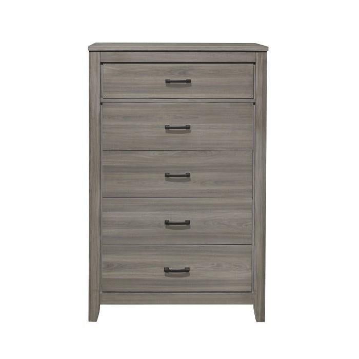 Waldorf 5 Drawer Chest in Dark Gray 1902-9 image