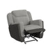 Hornet Motion Glider Recliner in Rancho Grey - Jack’s Furniture and More (Laredo, TX)