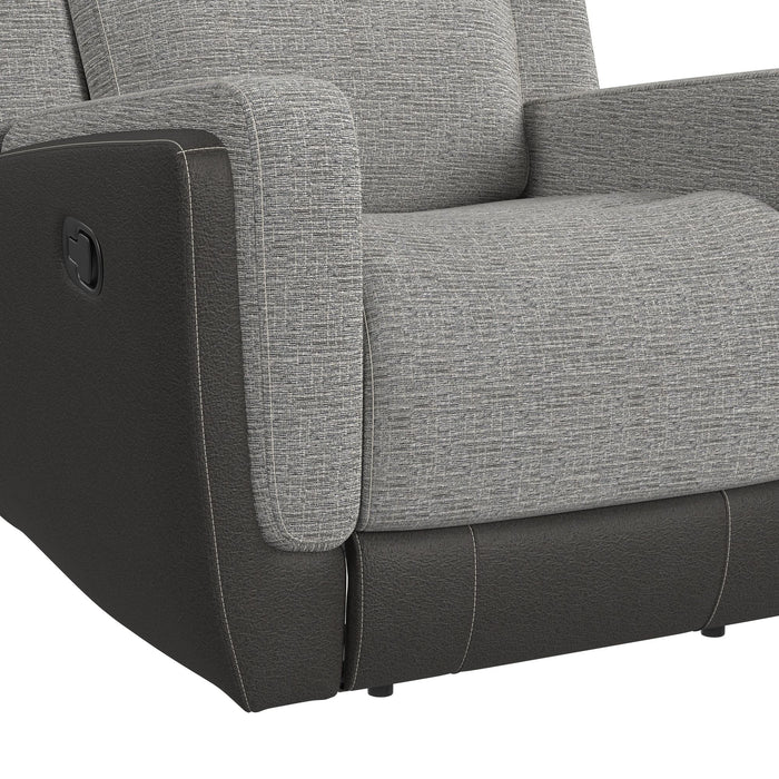 Hornet Motion Glider Recliner in Rancho Grey - Jack’s Furniture and More (Laredo, TX)