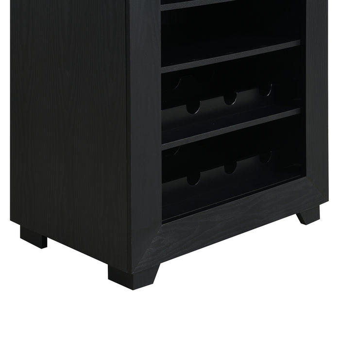 Hurricanes Dartboard Cabinet with Speaker and LED in Black (3A Packing)