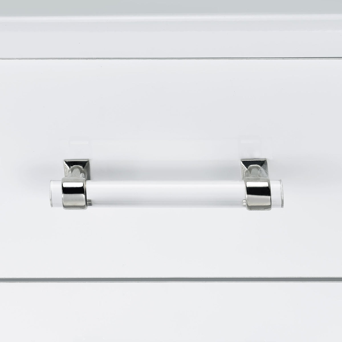 Irvine Mini Dressing Table with Stool, LED and USB in Glossy White