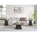 Jemma Coffee Table in Grey and Dark Espresso - Jack’s Furniture and More (Laredo, TX)