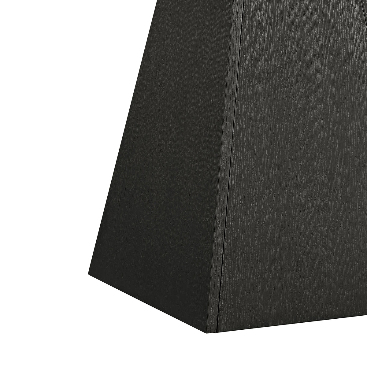 Jemma 3PC Occasional Table Set in Grey and Dark Espresso-Coffee Table & TwoEnd Table