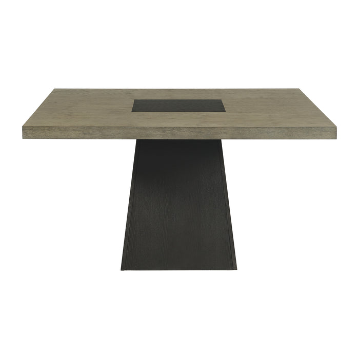 Jemma Square Table w/ Grey Top & Dark Espresso Base - Jack’s Furniture and More (Laredo, TX)