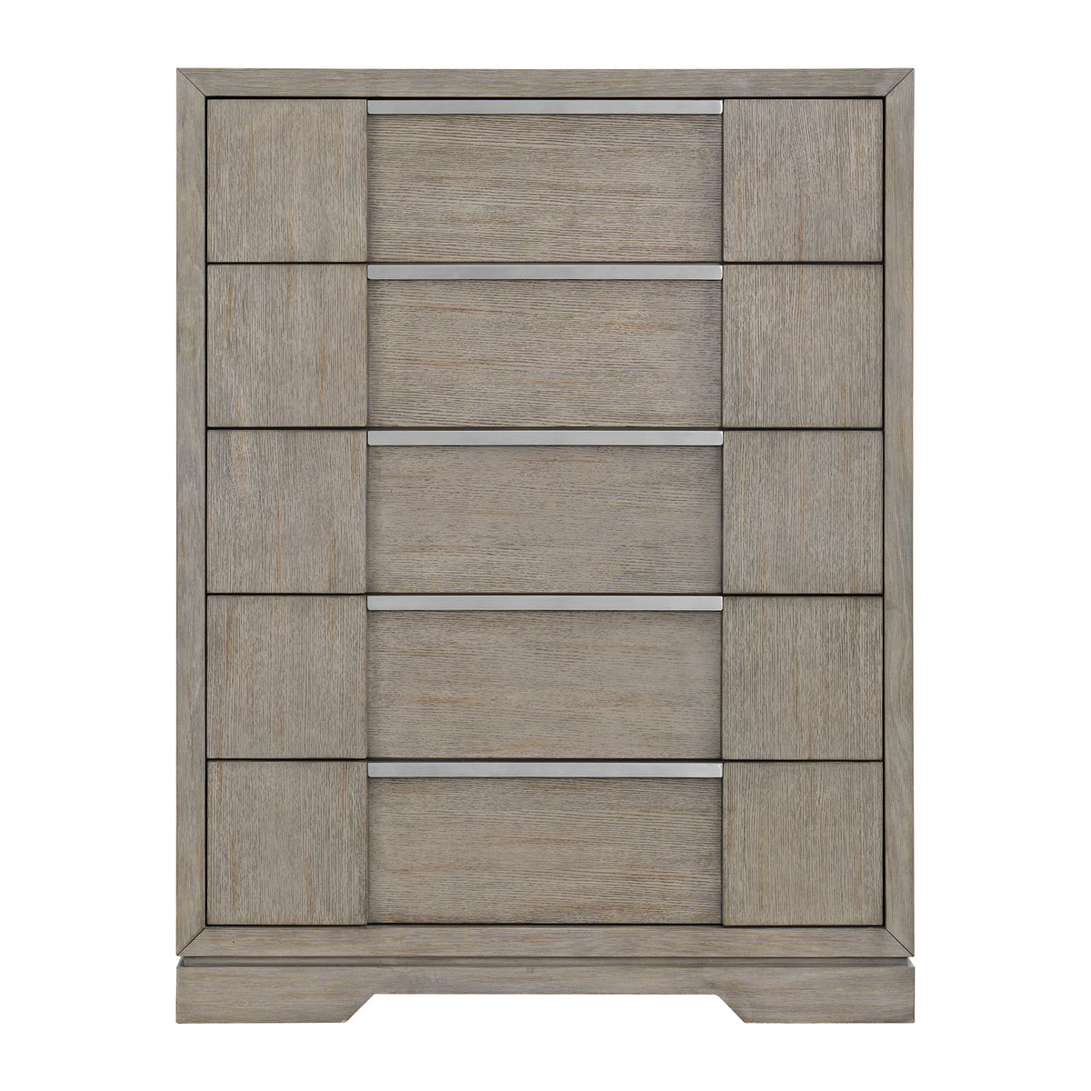 Kelis 5-Drawer Chest in Grey - Jack’s Furniture and More (Laredo, TX)