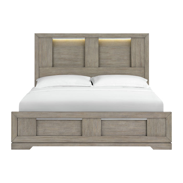 Kelis Panel Bed with LED - Jack’s Furniture and More (Laredo, TX)