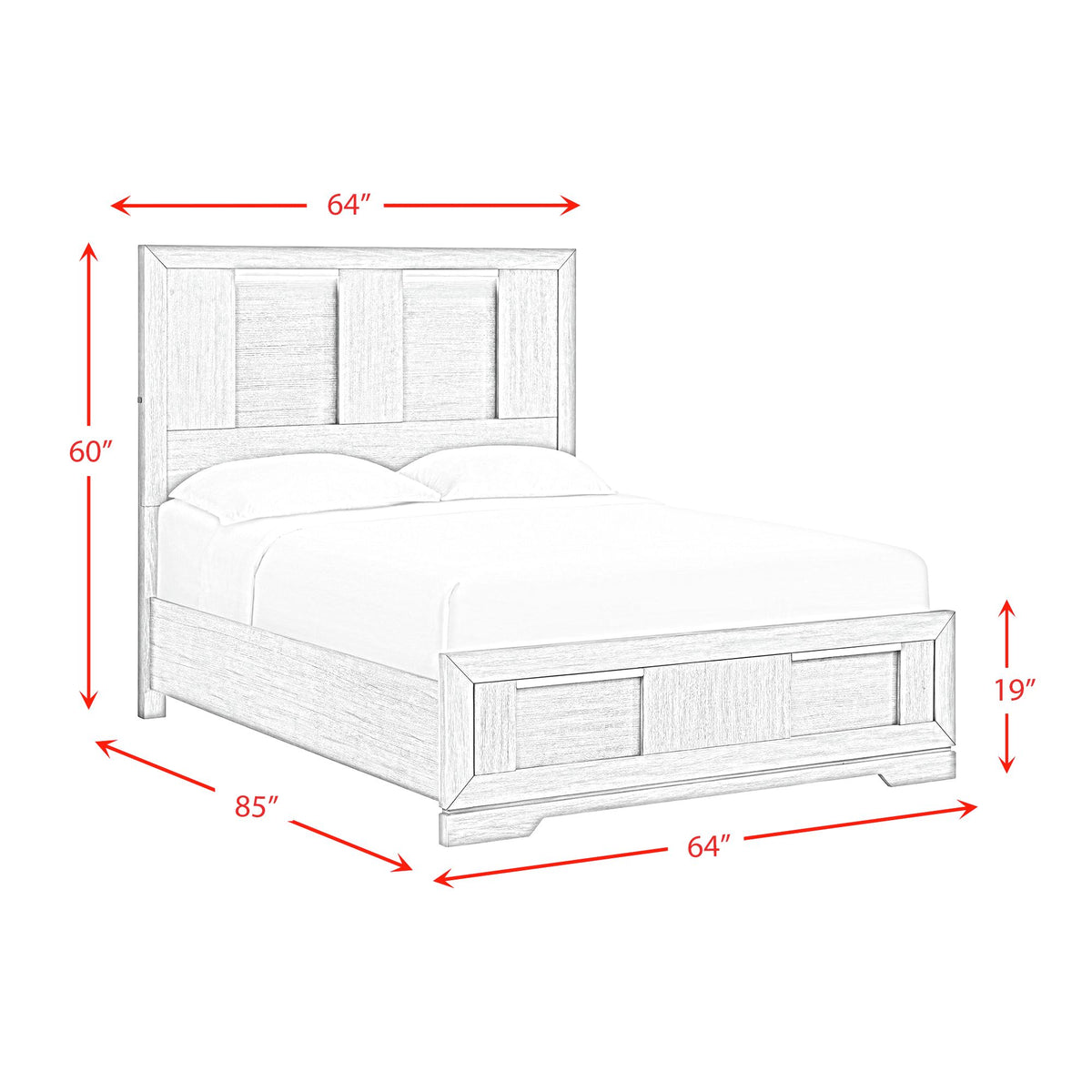 Kelis Panel Bedroom Set with LED - Jack’s Furniture and More (Laredo, TX)