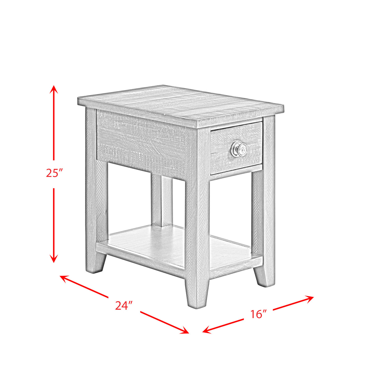 Kendyl Occasional Chairside Table w/Power