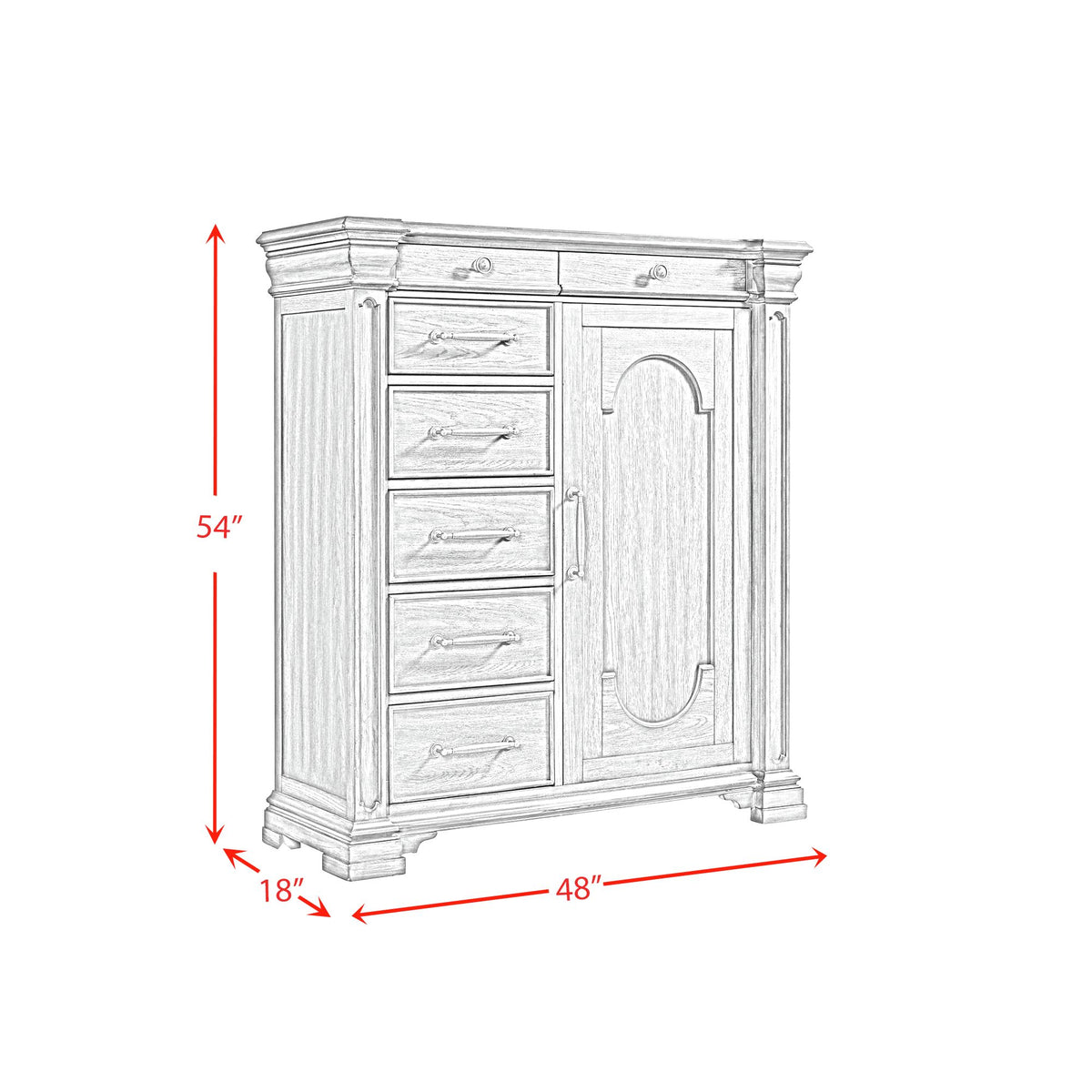 Kings Court Storage Bedroom Set - Jack’s Furniture and More (Laredo, TX)