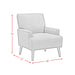 Kiwi Chair in 8077 Boucle Grey & Espresso - Jack’s Furniture and More (Laredo, TX)