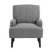 Kiwi Chair with Channel Back in Palmer Grey - Jack’s Furniture and More (Laredo, TX)