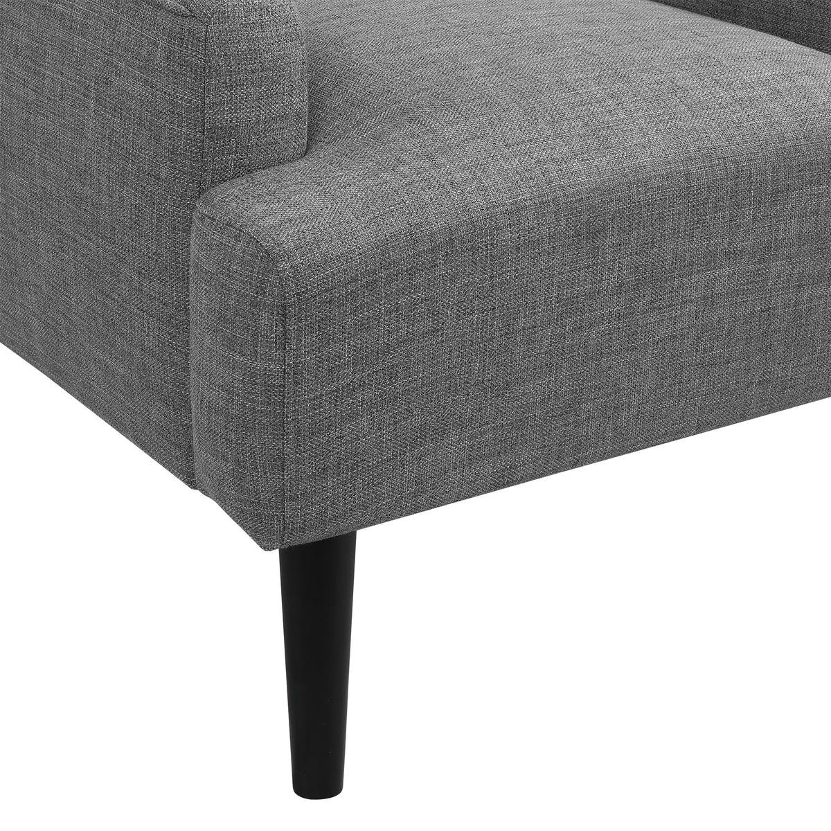 Kiwi Chair with Channel Back in Palmer Grey - Jack’s Furniture and More (Laredo, TX)
