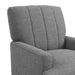 Kiwi Chair with Channel Back in Palmer Grey - Jack’s Furniture and More (Laredo, TX)