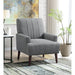 Kiwi Chair with Channel Back in Palmer Grey - Jack’s Furniture and More (Laredo, TX)