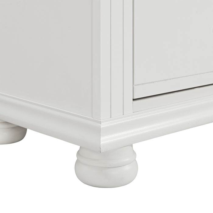 Kona 5-Drawer Chest in White - Jack’s Furniture and More (Laredo, TX)