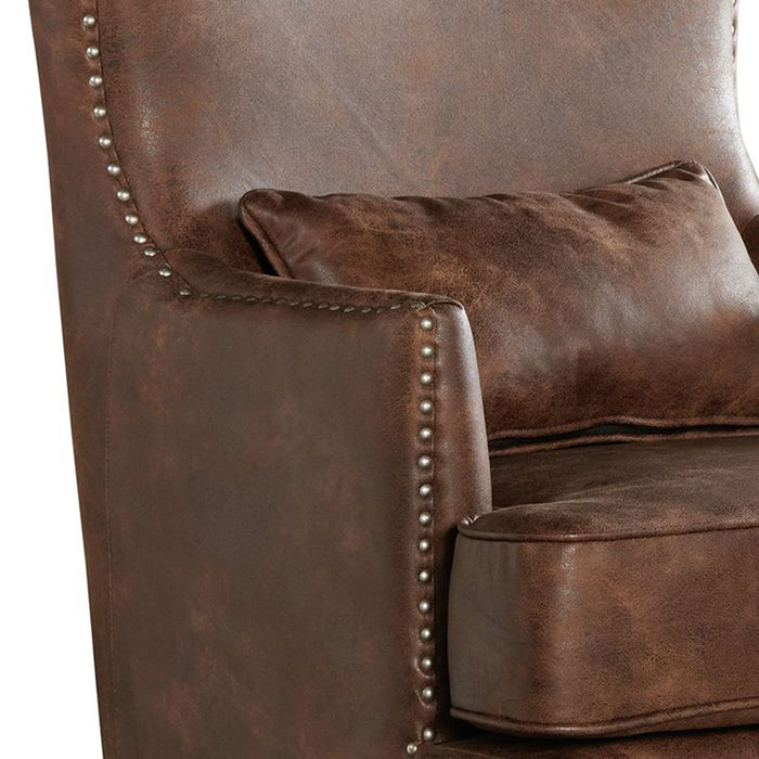 Kori (724) Chair w/Chrome Nails In Sierra Toffee - Jack’s Furniture and More (Laredo, TX)