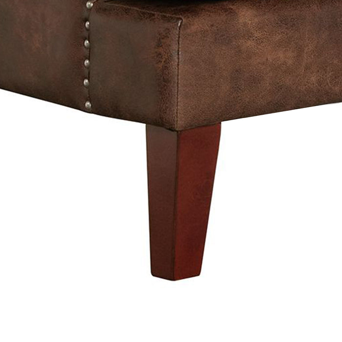 Kori (724) Chair w/Chrome Nails In Sierra Toffee - Jack’s Furniture and More (Laredo, TX)