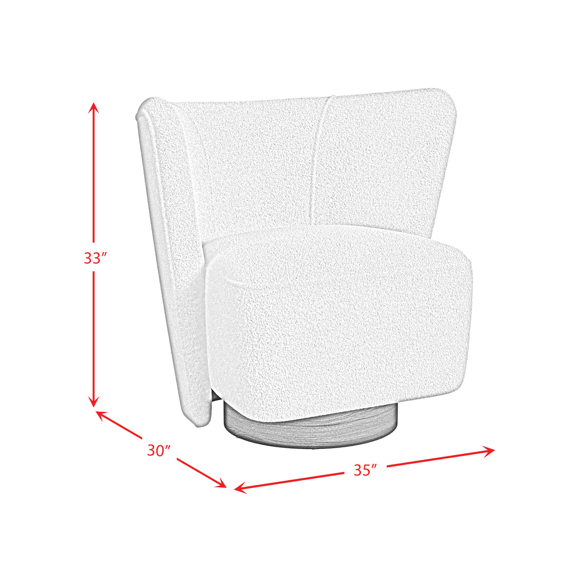 Kuga Swivel Chair in Ching Sand - Jack’s Furniture and More (Laredo, TX)