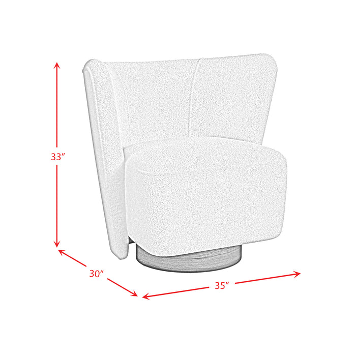 Kuga Swivel Chair in Ching Sand