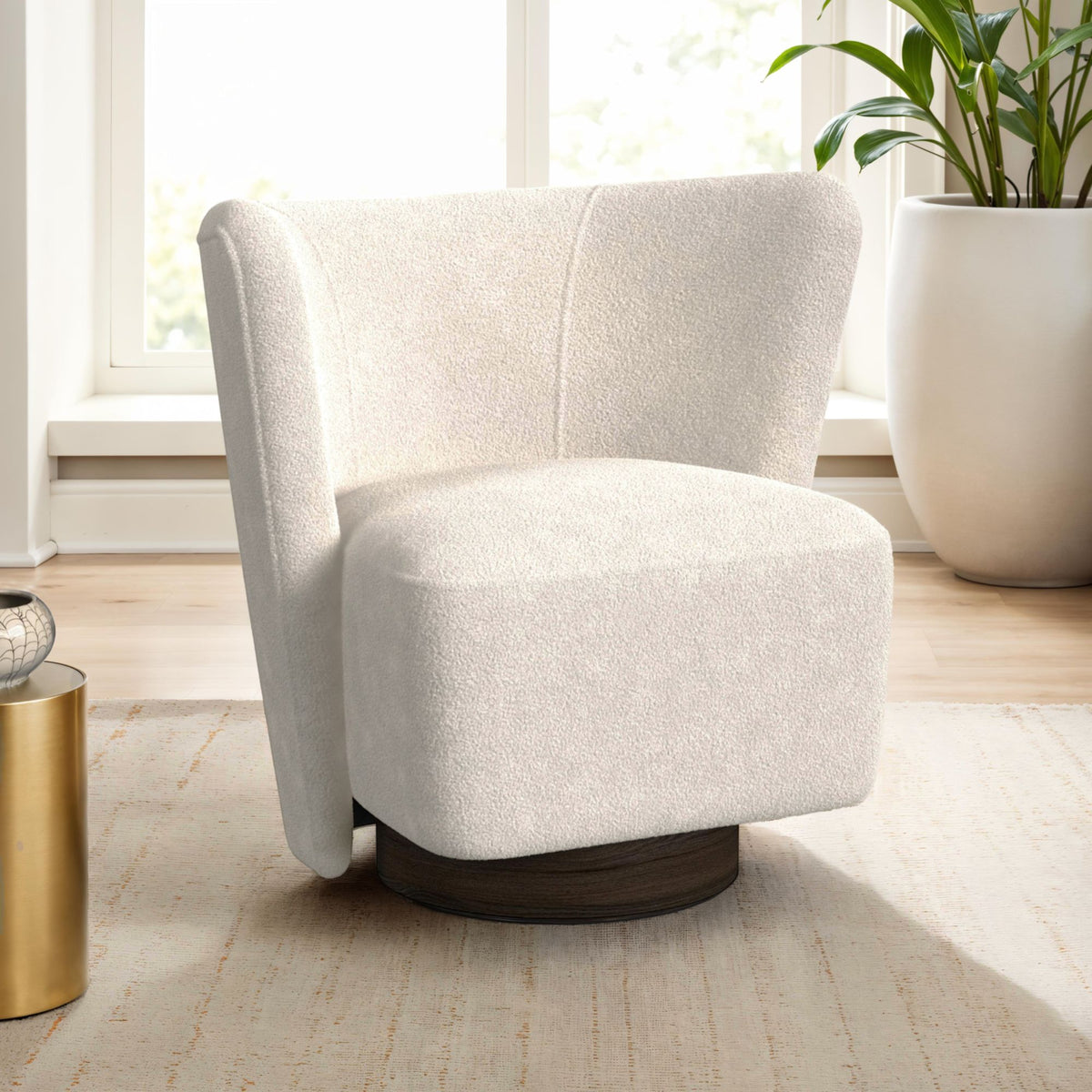 Kuga Swivel Chair in Ching Sand - Jack’s Furniture and More (Laredo, TX)