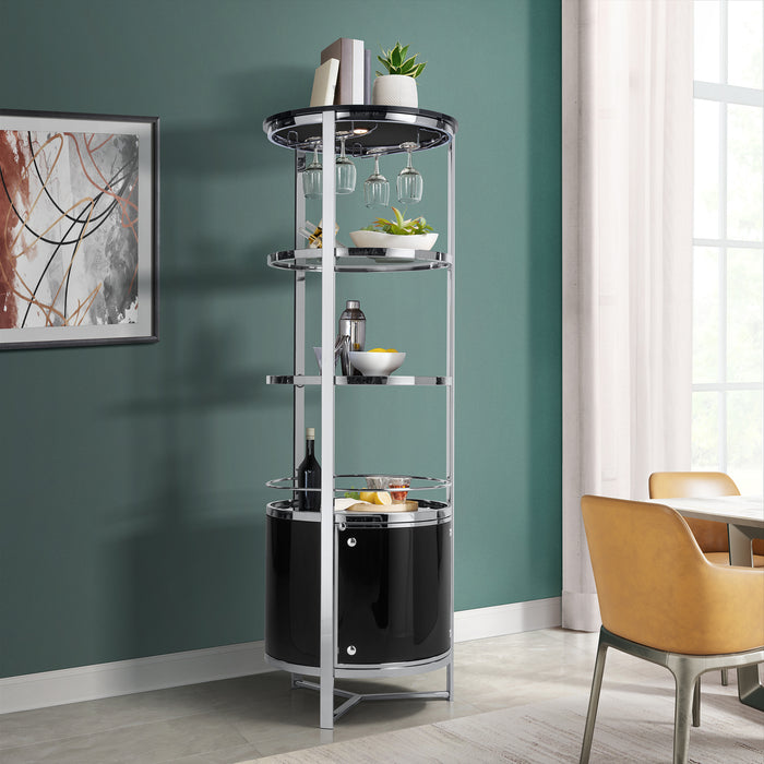 Lalia Wine Rack with LED - Jack’s Furniture and More (Laredo, TX)