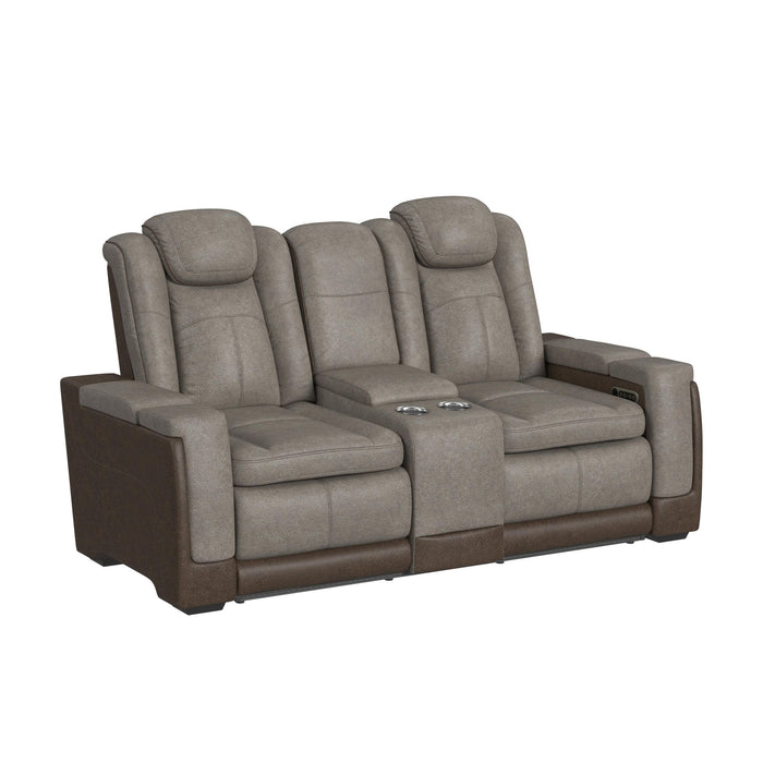 Lantana 2PC Living Room Set in Rocky Grey/Brown-Sofa & Loveseat - Jack’s Furniture and More (Laredo, TX)