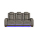 Lantana Power Motion Sofa with Power Headrest, Led, DDT, reading light and PWS in Rocky Grey/Brown - Jack’s Furniture and More (Laredo, TX)