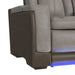 Lantana Power Motion Sofa with Power Headrest, Led, DDT, reading light and PWS in Rocky Grey/Brown - Jack’s Furniture and More (Laredo, TX)