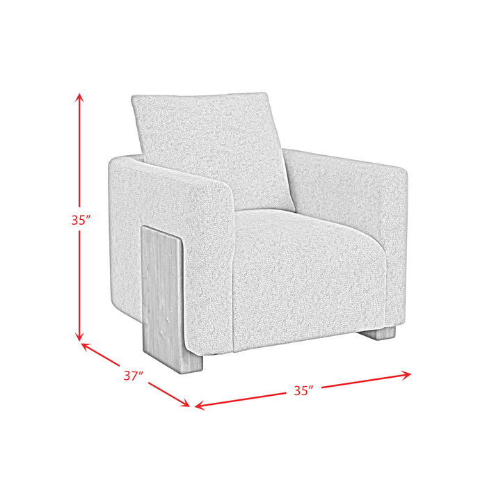 Lanvin Accent Chair in Bama Toast