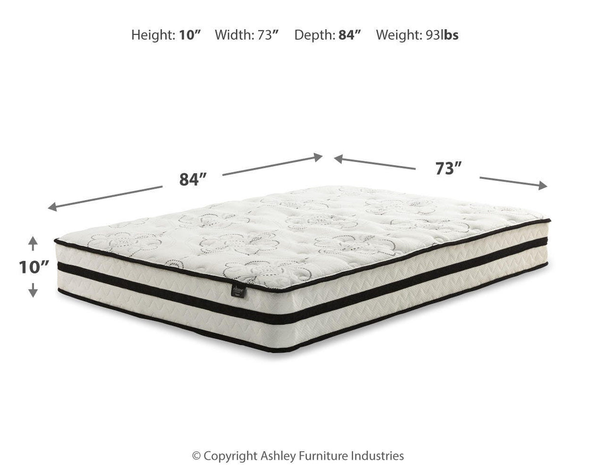 Chime 10 Inch Hybrid Mattress Package - Jack’s Furniture and More (Laredo, TX)