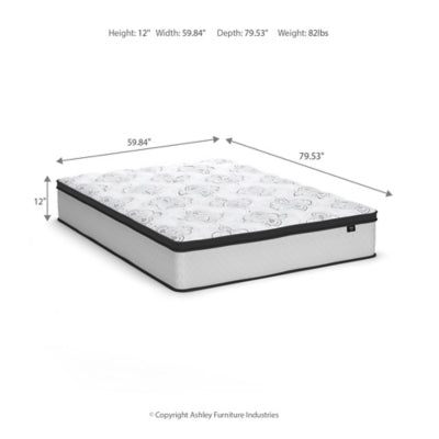 Chime 12 Inch Hybrid Mattress in a Box - Jack’s Furniture and More (Laredo, TX)