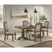 Madison Park Rectangular Dining Table with 2 18" Leaves in Walnut - Jack’s Furniture and More (Laredo, TX)