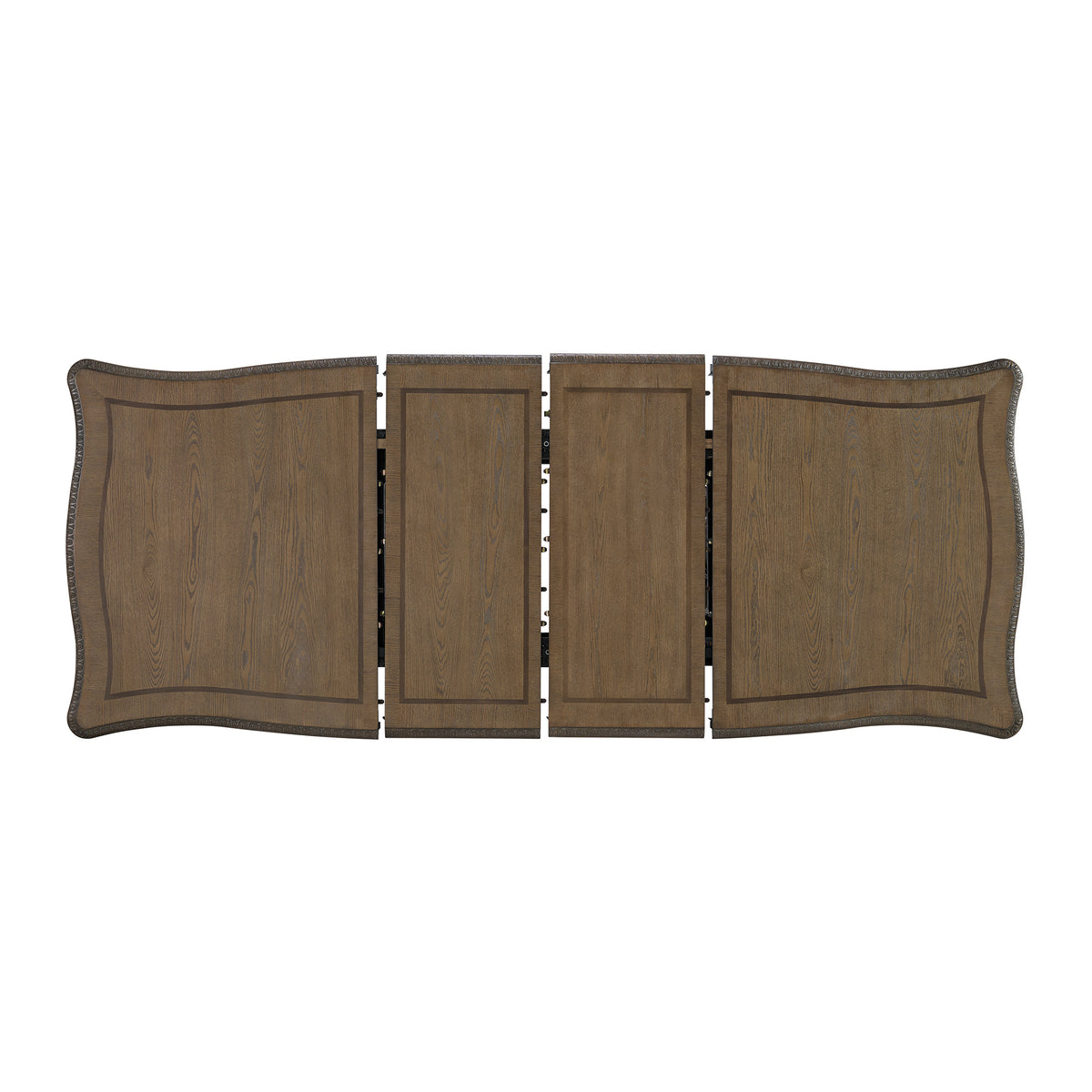 Madison Park Standard Height Dining Set in Walnut-Table and Four Chairs