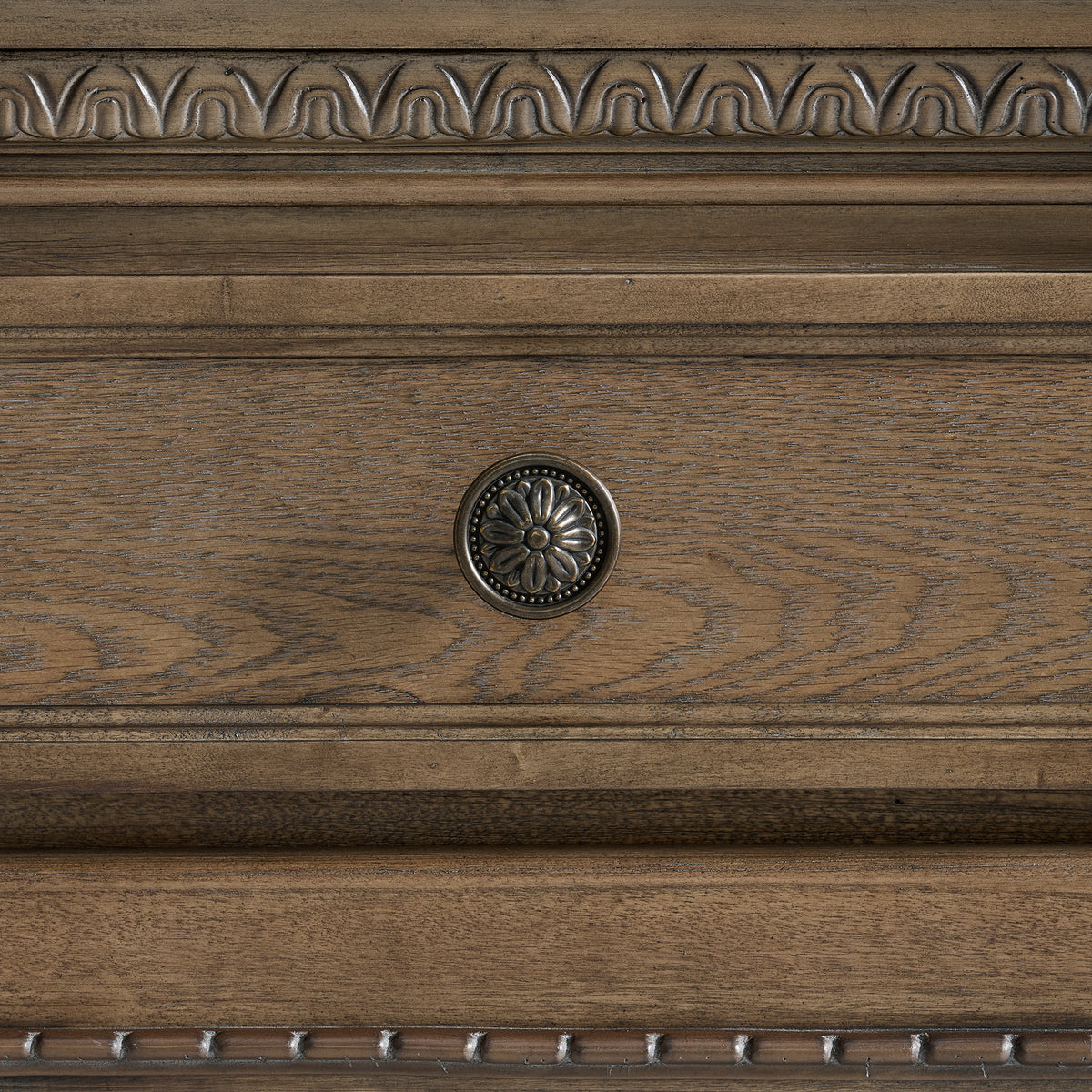 Madison Park Server and Hutch with LED in Walnut - Jack’s Furniture and More (Laredo, TX)