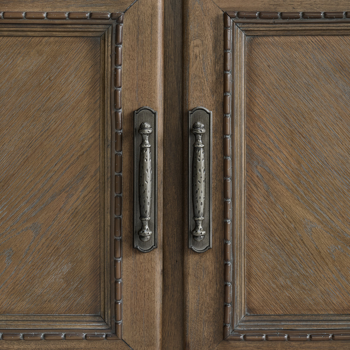 Madison Park Server and Hutch with LED in Walnut - Jack’s Furniture and More (Laredo, TX)
