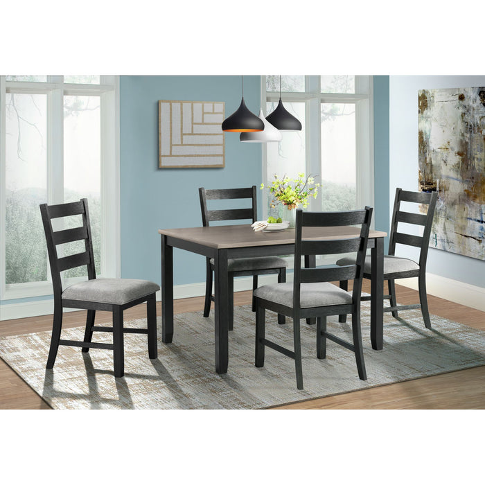 Martin 5 pc Dining Set (Black Base) - Jack’s Furniture and More (Laredo, TX)