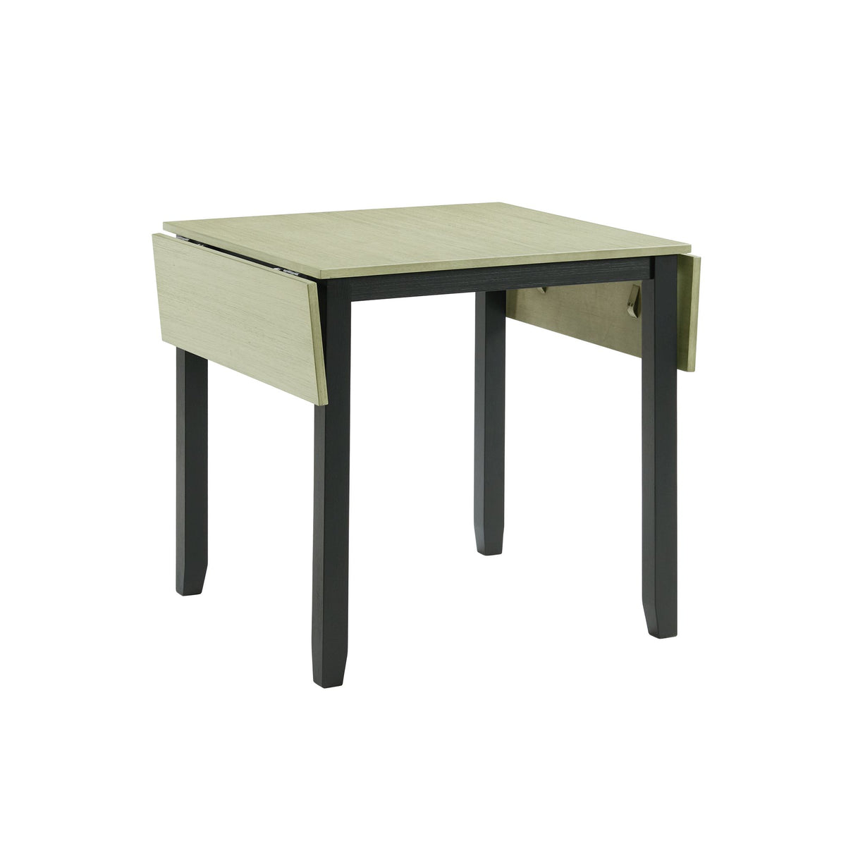 Martin 3 pc Drop Leaf Dining Set (Black Base)