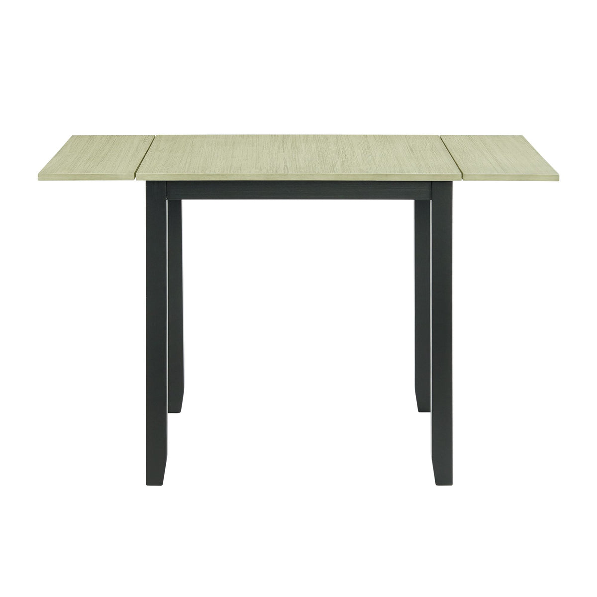 Martin 3 pc Drop Leaf Dining Set (Black Base)