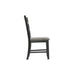 Martin Dining Side Chair with Grey Fabric - Black Finish (2 Per Carton) - Jack’s Furniture and More (Laredo, TX)