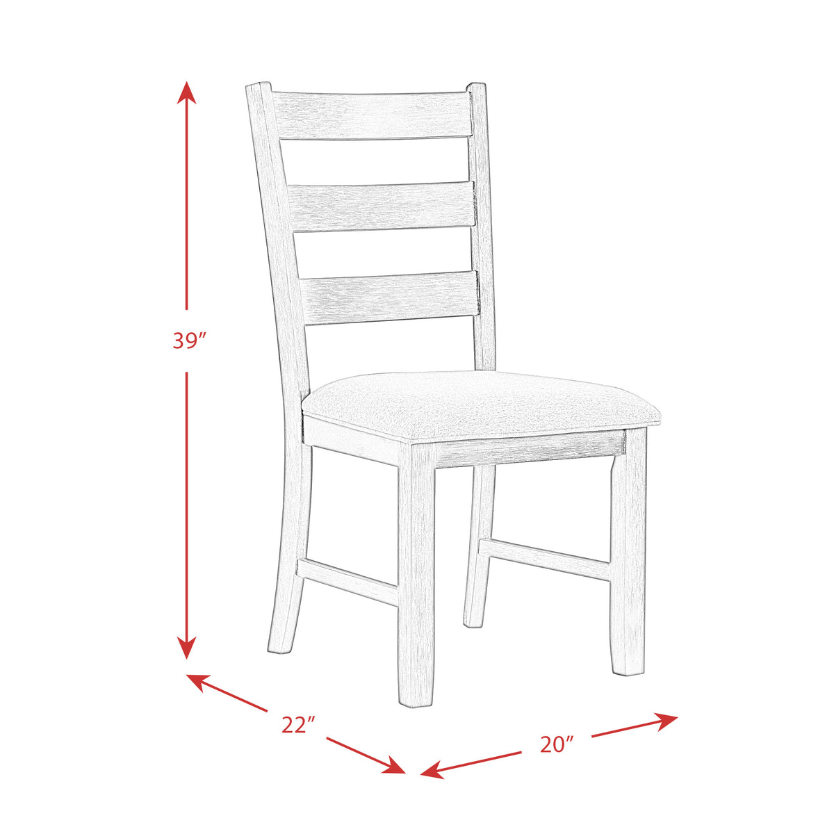 Martin 5 pc Dining Set (Black Base)