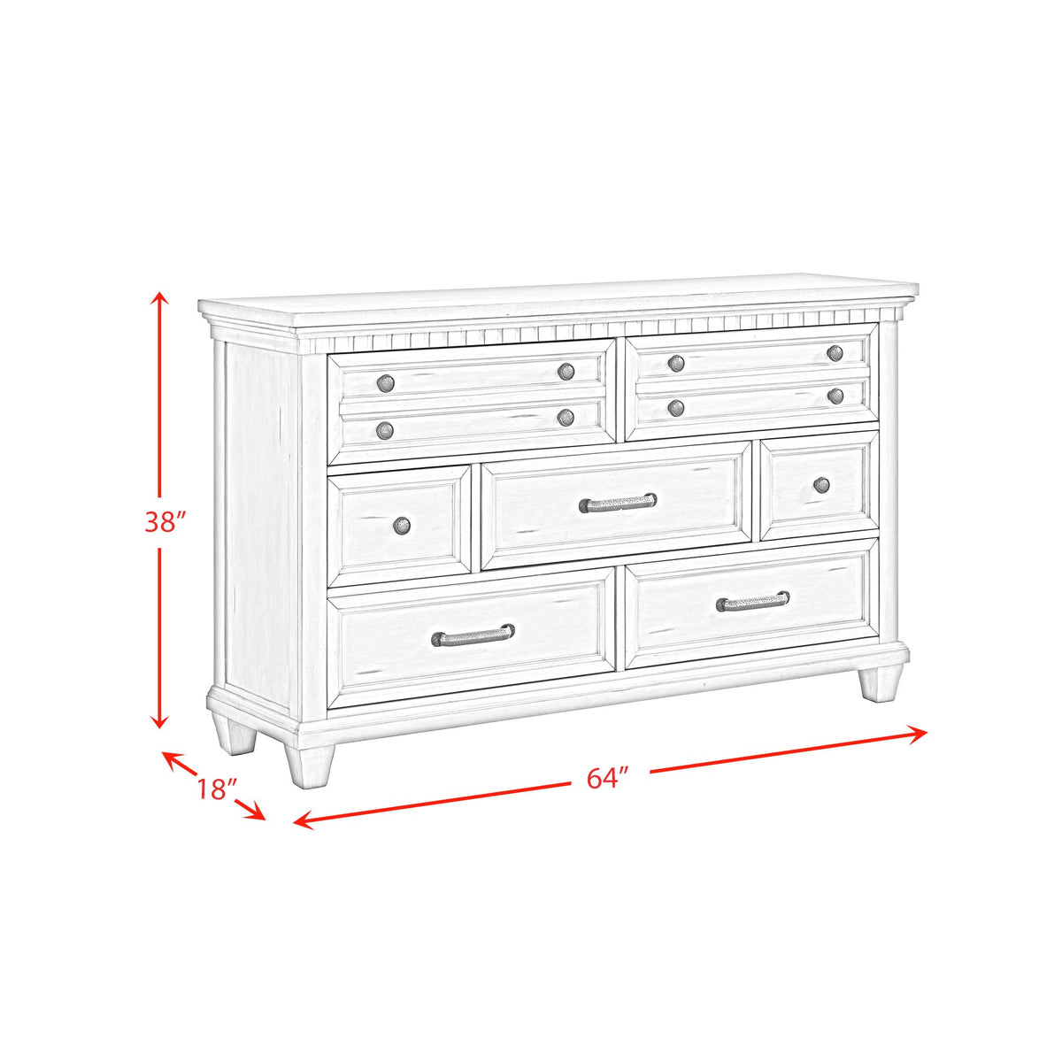 McCoy 7-Drawer Dresser - Jack’s Furniture and More (Laredo, TX)