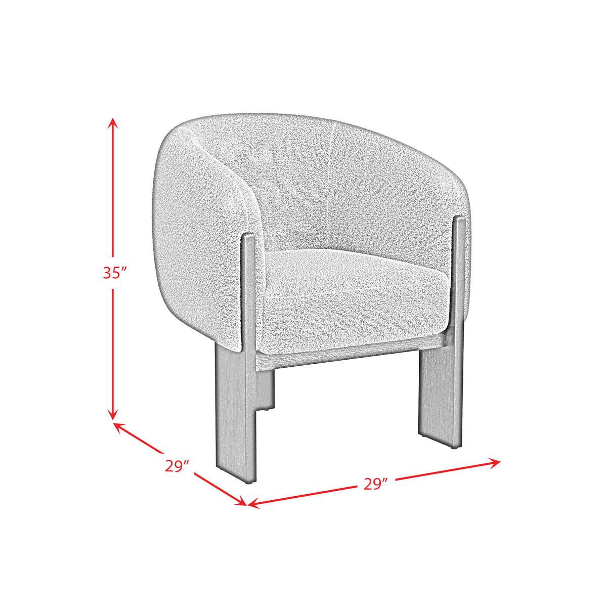 Modern Chair in Joy Cocoa - Jack’s Furniture and More (Laredo, TX)