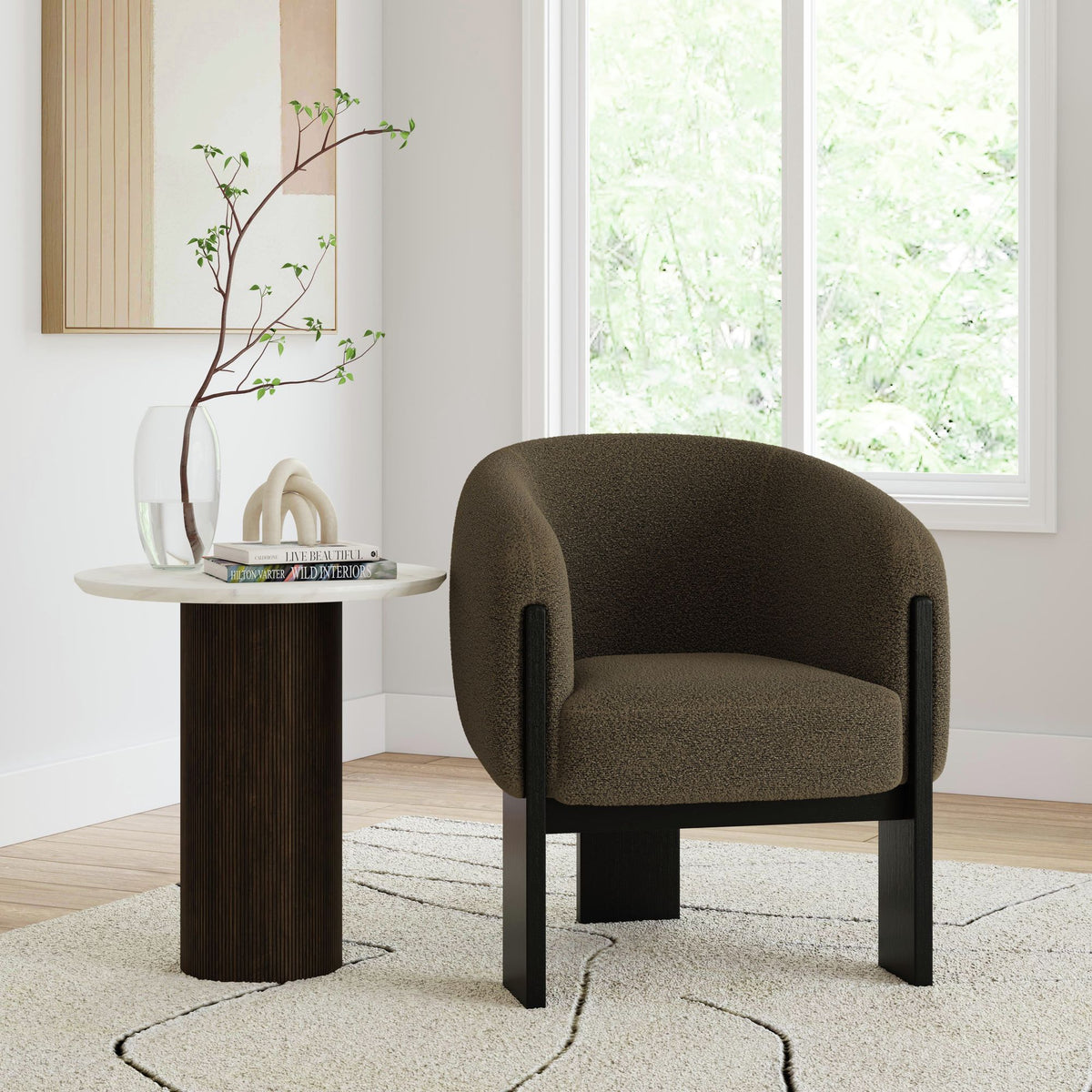 Modern Chair in Joy Cocoa - Jack’s Furniture and More (Laredo, TX)