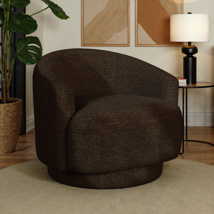 Mojave Swivel Chair in JH Chocolate - Jack’s Furniture and More (Laredo, TX)