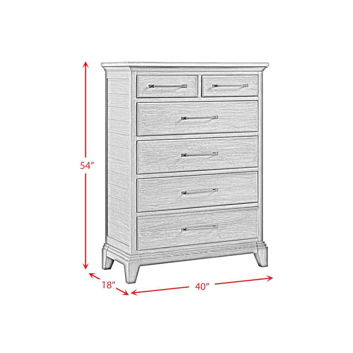 Montrose Chest in Espresso & Brown - Jack’s Furniture and More (Laredo, TX)