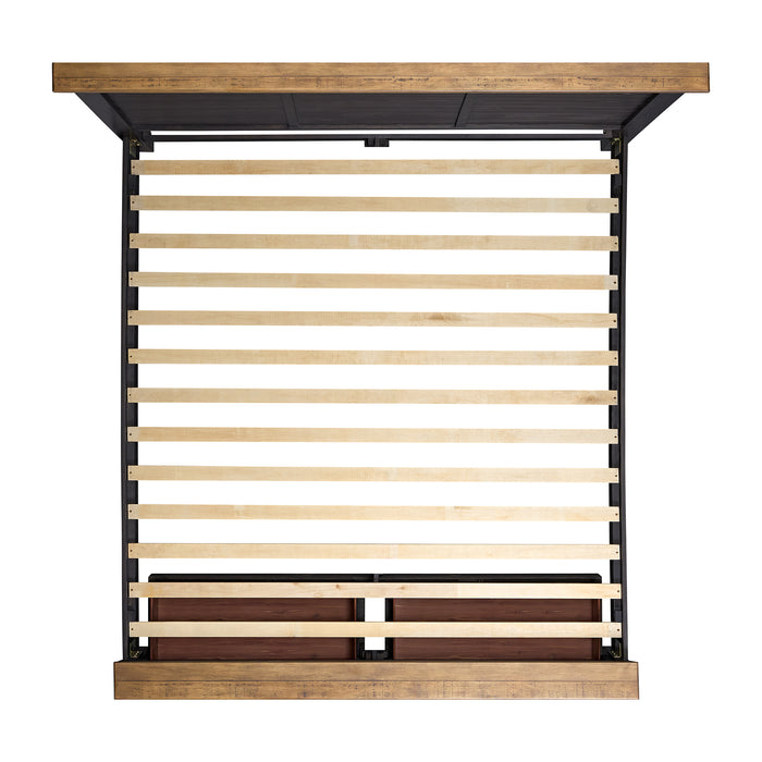 Montrose Storage Bed in Espresso & Brown - Jack’s Furniture and More (Laredo, TX)