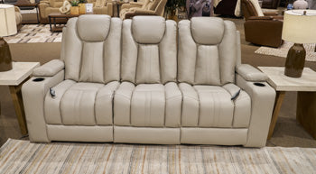 Elevate Edges Reclining Sofa with Drop Down Table - Jack’s Furniture and More (Laredo, TX)