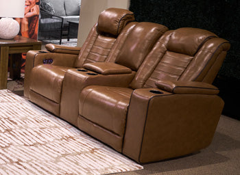 Gruaro Power Reclining Loveseat with Console - Jack’s Furniture and More (Laredo, TX)