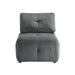 Nahla Modular Chair in Marine Light Grey - Jack’s Furniture and More (Laredo, TX)